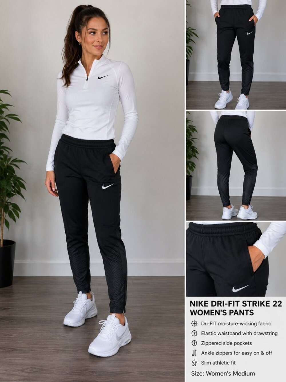 ⚽🔥 Nike Dri-FIT Strike 22 Women’s Soccer Training Pants M NWT
